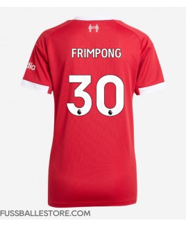 Günstige Liverpool Jeremie Frimpong #30 Heimtrikot Damen 2025-26 Kurzarm